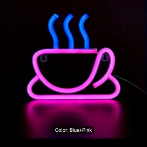 Neon Light - Coffee Cup w/ Steam